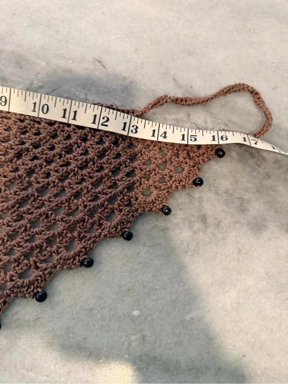 Handmade crochet kerchief